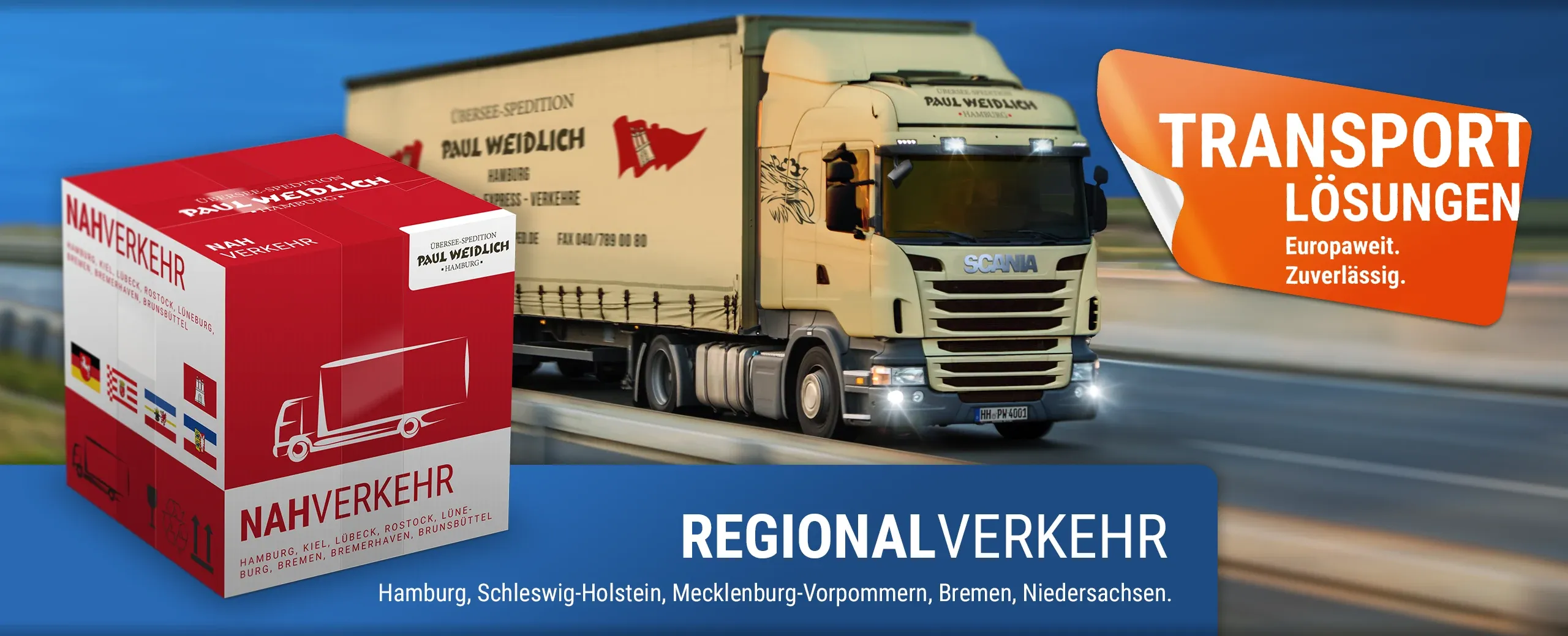 Übersee-Spedition Paul Weidlich GmbH - Hamburg - Regional- und Nahverkehr