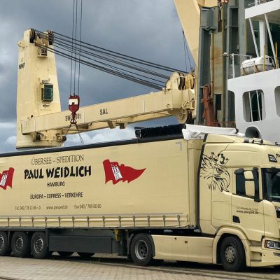 Übersee-Spedition Paul Weidlich GmbH - Hamburg - Schiffsersatzteillogistik - Schiffsbelieferung