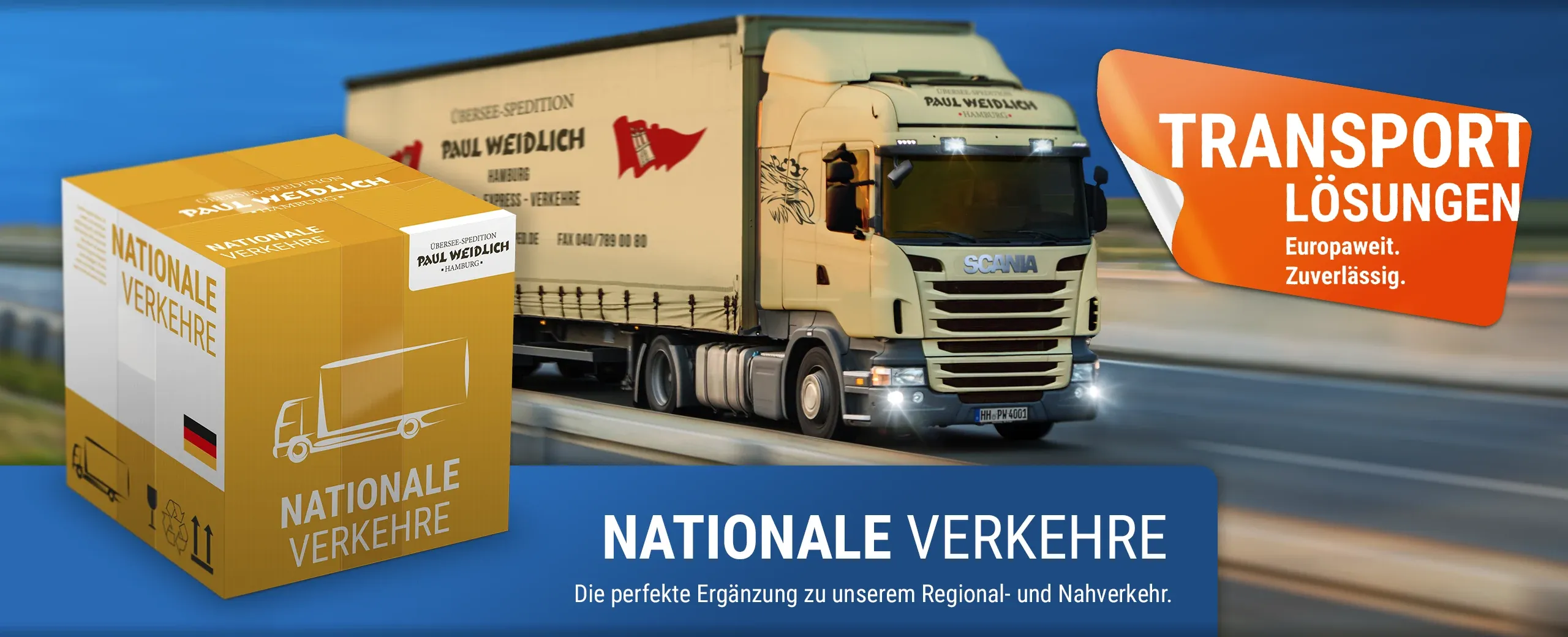 Übersee-Spedition Paul Weidlich GmbH - Hamburg - Nationale Verkehre